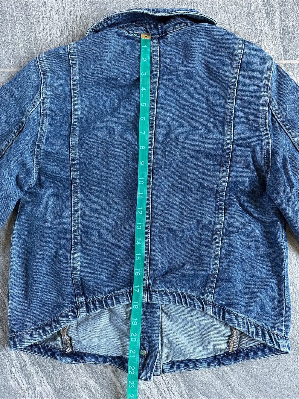 NWT Free People We The Free Jade Denim Jacket High low High Dove Medium wash S - Picture 7 of 16